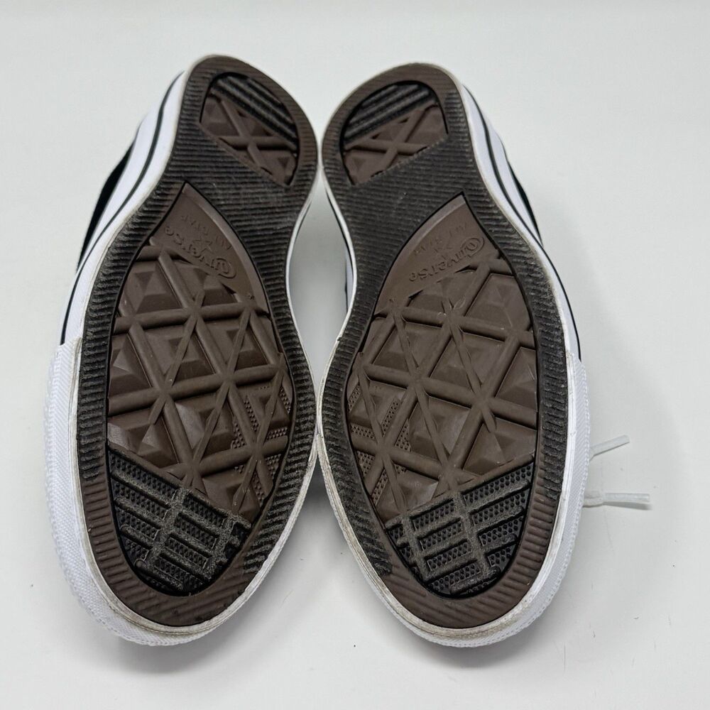 Converse All Star Sneakers Womens 7 Black Canvas Low Top Preppy Grunge Shoes - Picture 13 of 16